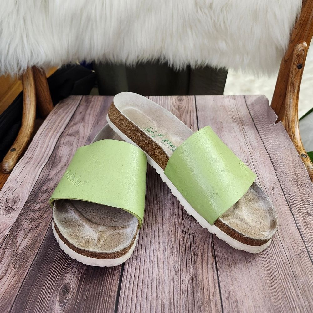 Betula By Birkenstock‎ Moss Green Slip-on  Sandals Sz L9 M7